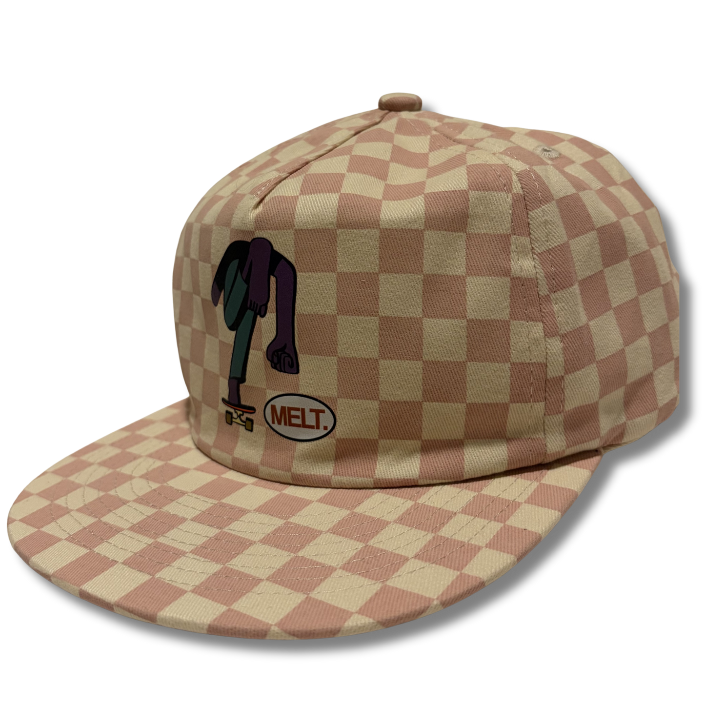 "Kick Push Coast" Checkerboard Hat