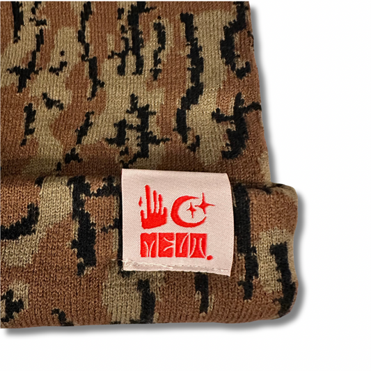 Camo Knit Beanie - Duck Hunt Brown