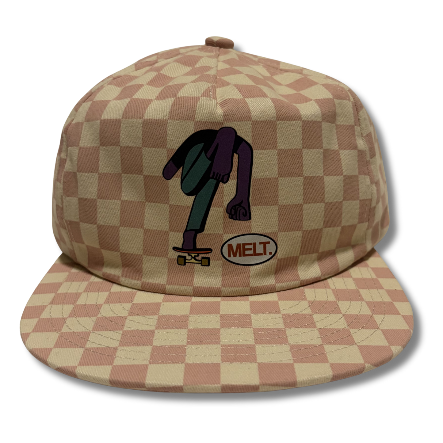 "Kick Push Coast" Checkerboard Hat