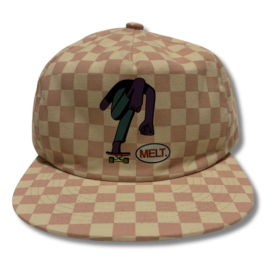 "Kick Push Coast" Checkerboard Hat