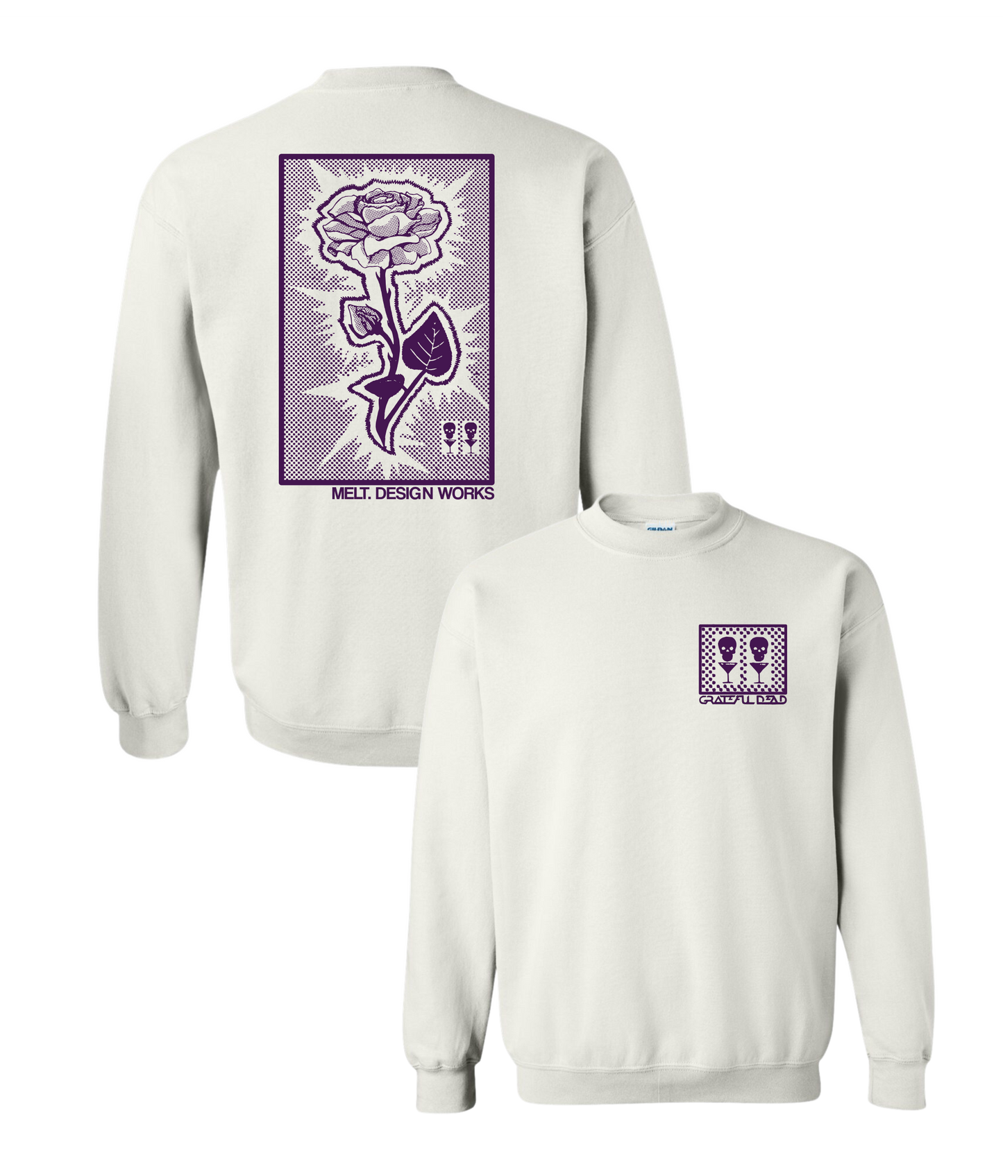 "Dead Petals" Crewneck Sweatshirt