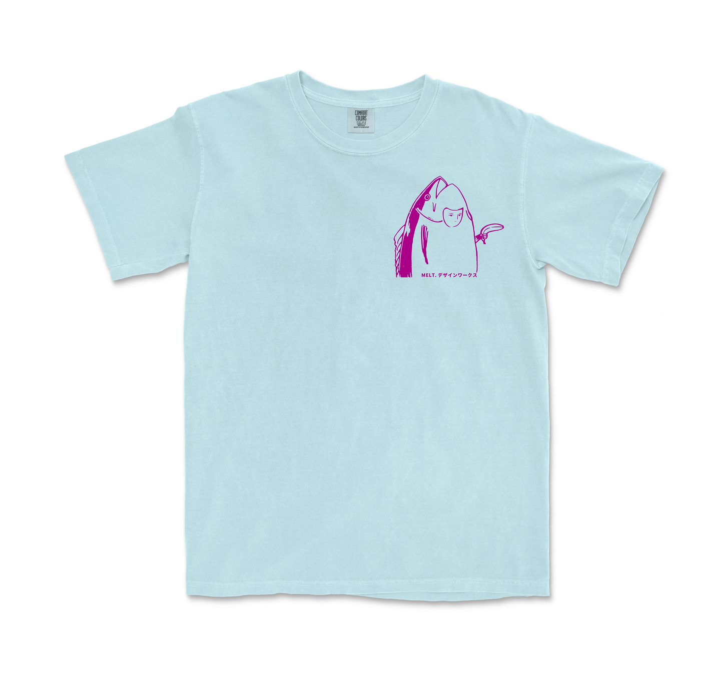 "Fishman Bananagun" T-Shirt (Chambray)