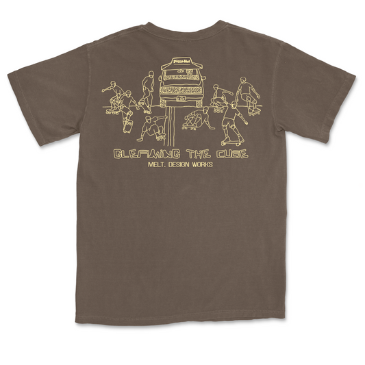 Gleaming the Cube x Melt. T-Shirt (Espresso)