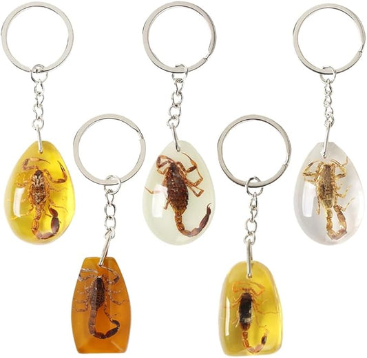 Scorpion Resin Keychain