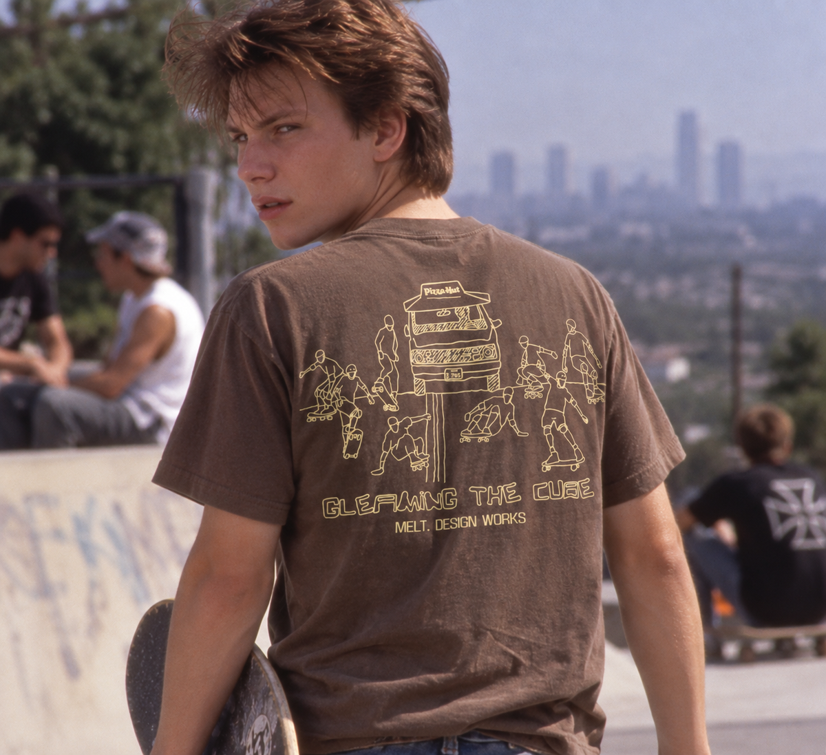 Gleaming the Cube x Melt. T-Shirt (Espresso)